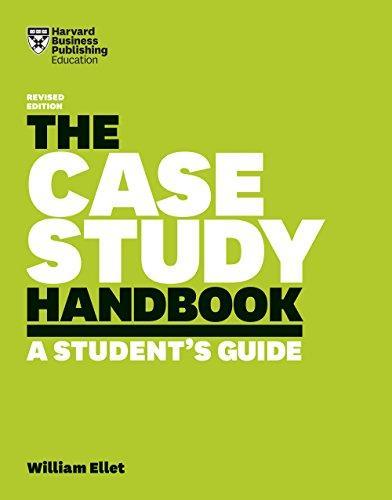 case study handbook revised edition a student's guide